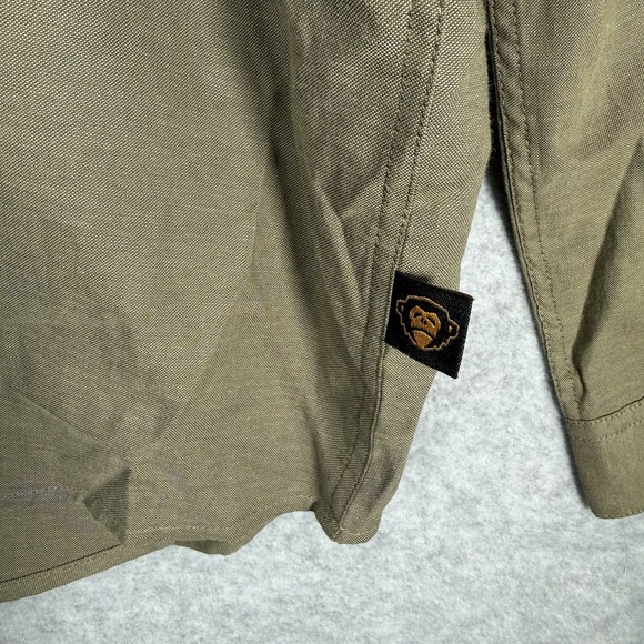 Howler Brothers Gaucho Snapshirt Mens XL Green Caracara Bird Western Snap NWOT - Picture 6 of 11